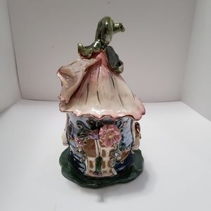 Blue Sky Clayworks Heather Goldminc Fairy Birdhouse